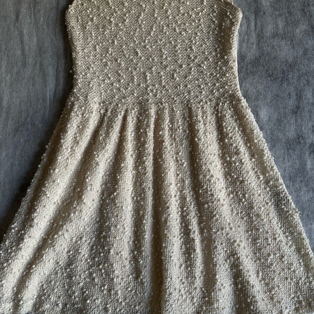 JESSICA SIMPSON WOMANS ANTIQUE WHITE SLIP KNEE LENGTH DRESS SZ LARGE - Picture 13 of 16